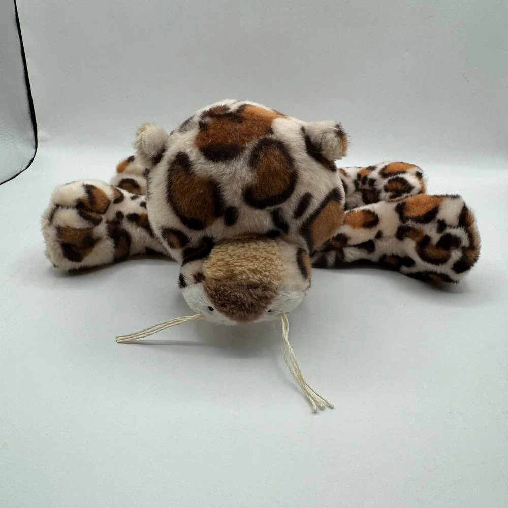 Ganz Webkinz Spotted Leopard Plush Toy HM182 Brown Tan Animal Print 11in